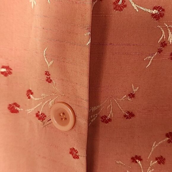 Norton McNaughton Soft Floral Rayon Blend Size 12 Jacket~Blazer - Picture 8 of 11